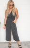 Be the Boss Striped Cropped Jumpsuit