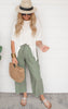 Light Olive Pants | Umgee