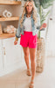 Woven High Waisted Shorts