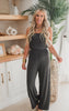 Charcoal Strapless Jumpsuit - Final Sale