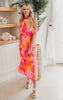 Halter Neck Tie Maxi Dress