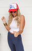 Red, White & Booze Trucker Hat | FINAL SALE