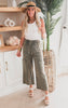 Washed Linen Cargo Pants - Final Sale