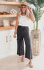 Washed Linen Cargo Pants - Final Sale