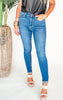 The Maddison High Waisted Cuffed Skinny Denim Jean (REG/CURVY) | Judy Blue