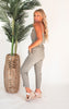 Ash Green Textured Woven Jumpsuit - Final Sale