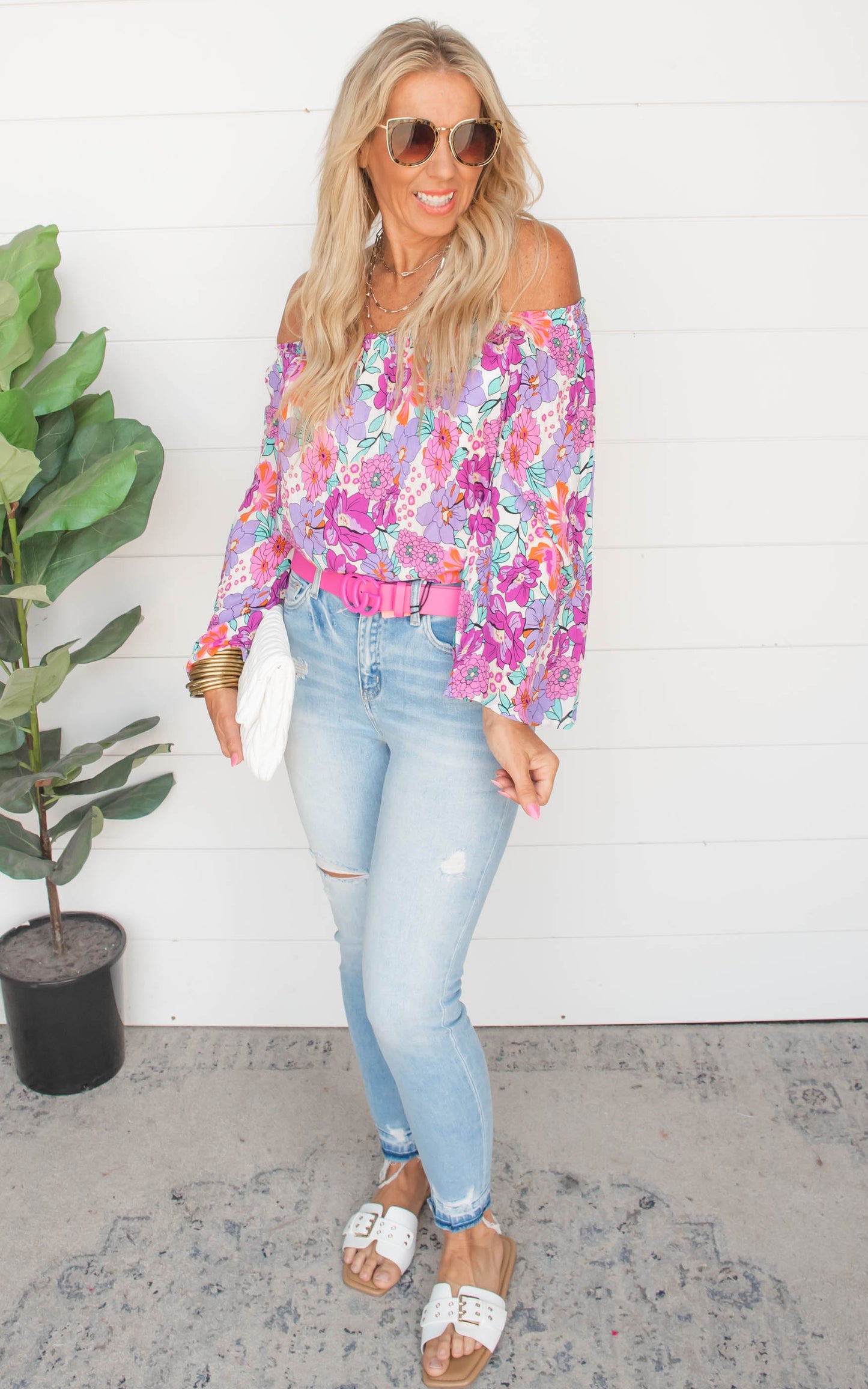 JESS LEA FLORAL TOP 