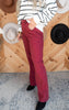 High Waist Burgundy Straight Denim Jeans | Judy Blue - Final Sale