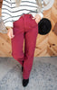 High Waist Burgundy Straight Denim Jeans | Judy Blue - Final Sale