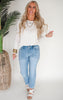 The Millie Mid Rise Cigerette Crop Denim | Mica