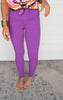 Purple High Waisted Colored Skinny Denim Jean