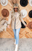 Fall in Season Quilted Jacket | Taupe