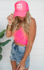 Lake Mode Neon Pink Hat