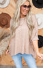 Boat Neck Knit Top - Mocha