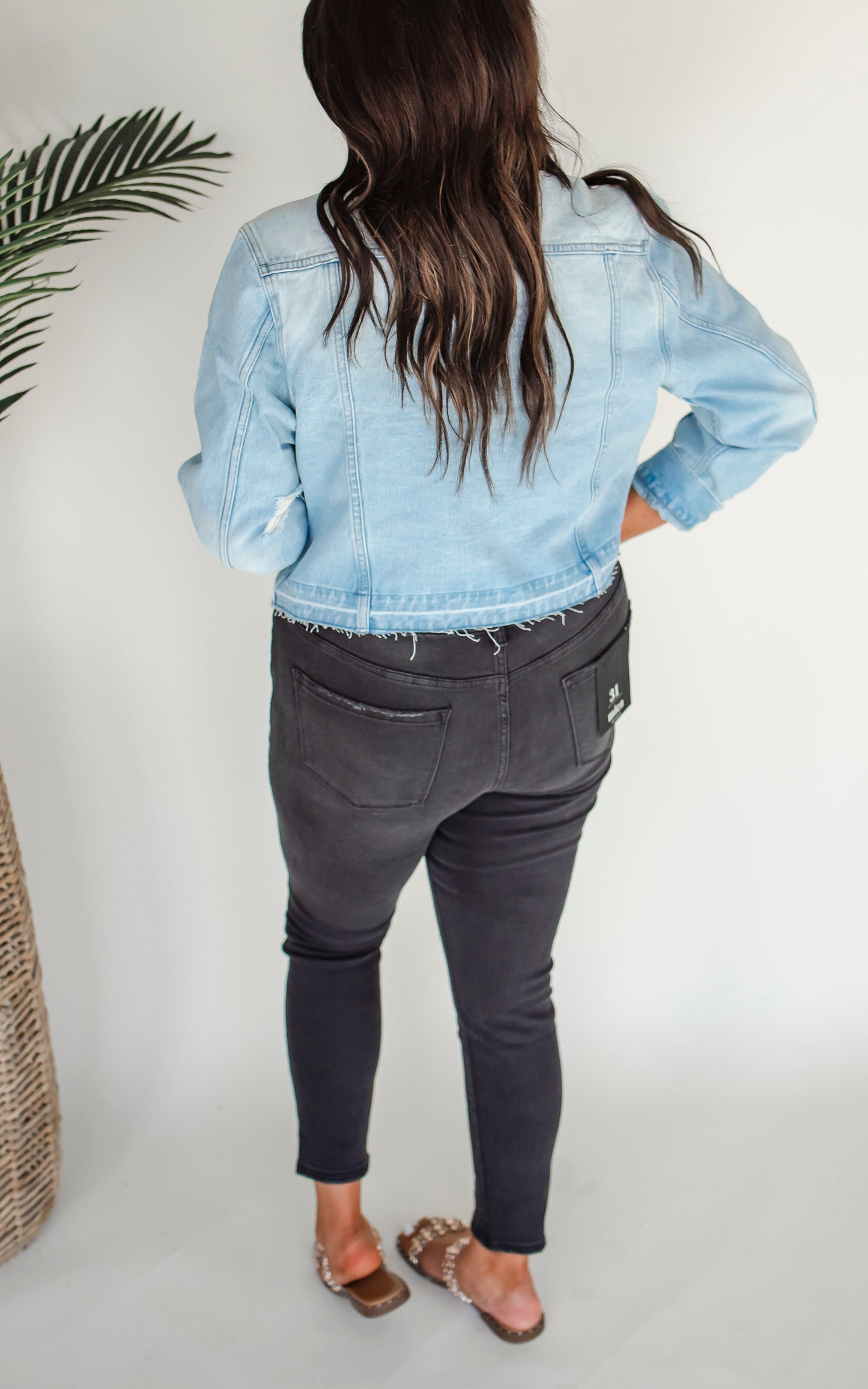 The Eva High Rise Ankle Skinny Denim Jean | Mica