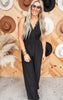 Black V-Neck Jumpsuit | Gilli