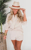 Feeling Inspired Cotton Gauze Woven Top & Shorts Set - Final Sale