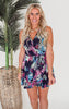 Tropical Sleeveless Floral Knit Dress - Final Sale