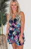 Tropical Sleeveless Floral Knit Dress - Final Sale