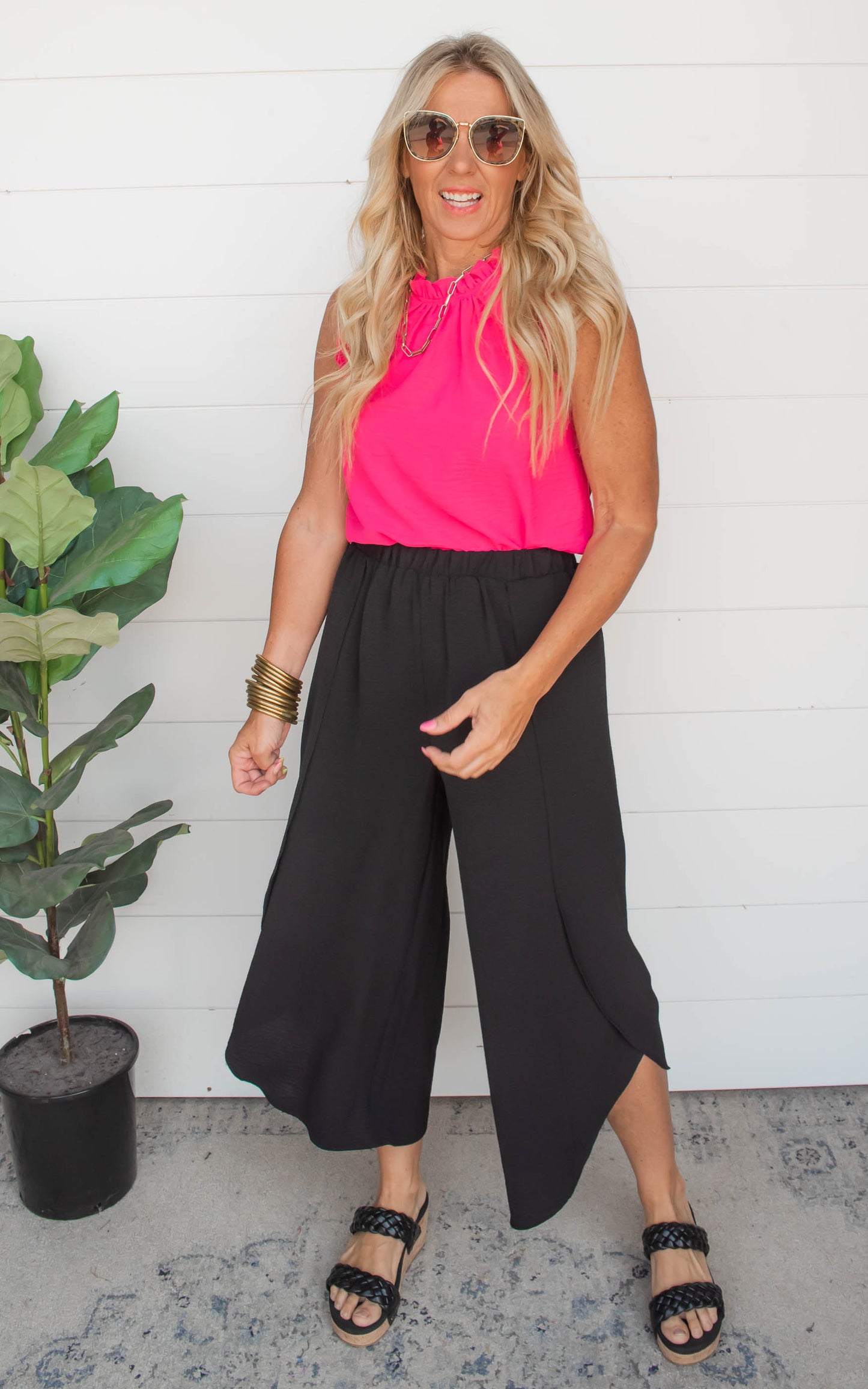 Rose Sleeveless Top