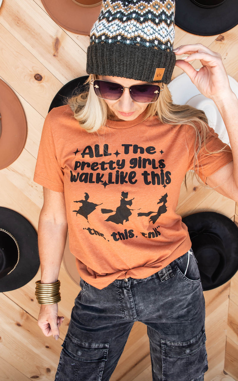 Pretty Girls Walk Like This Halloween T-Shirt