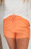 Terracotta Nylon Blend Active Cargo Shorts | Mono B - Final Sale