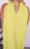 The Elena Halter Dress - Lime