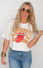 The Rolling Stones Stoned Cropped Tee