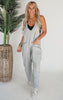 Casual Loose Fit Solid Knit Baggy Jumpsuit - Final Sale