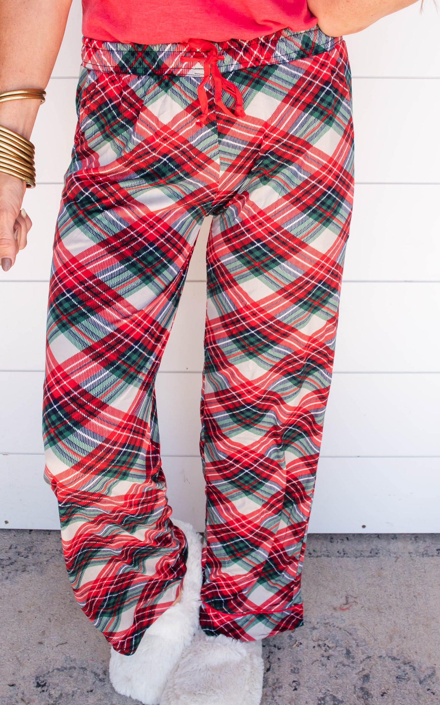 Prancers Plaid Hello Mello Holiday Pajama Pants