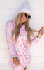 Twinkle Tree Long Sleeve Button Up Sleep Shirt