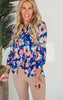 The Lizzy Jasmine Joy Floral Blouse Top - Final Sale