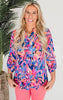 The Lizzy Spring Fling Floral Blouse Top - Final Sale