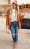 RUST CARDIGAN 