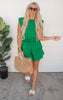 The Catalina Crop and Short Set - Kelly Green