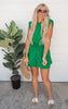 The Catalina Crop and Short Set - Kelly Green