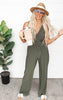 Olive V-Neck Jumpsuit | Gilli