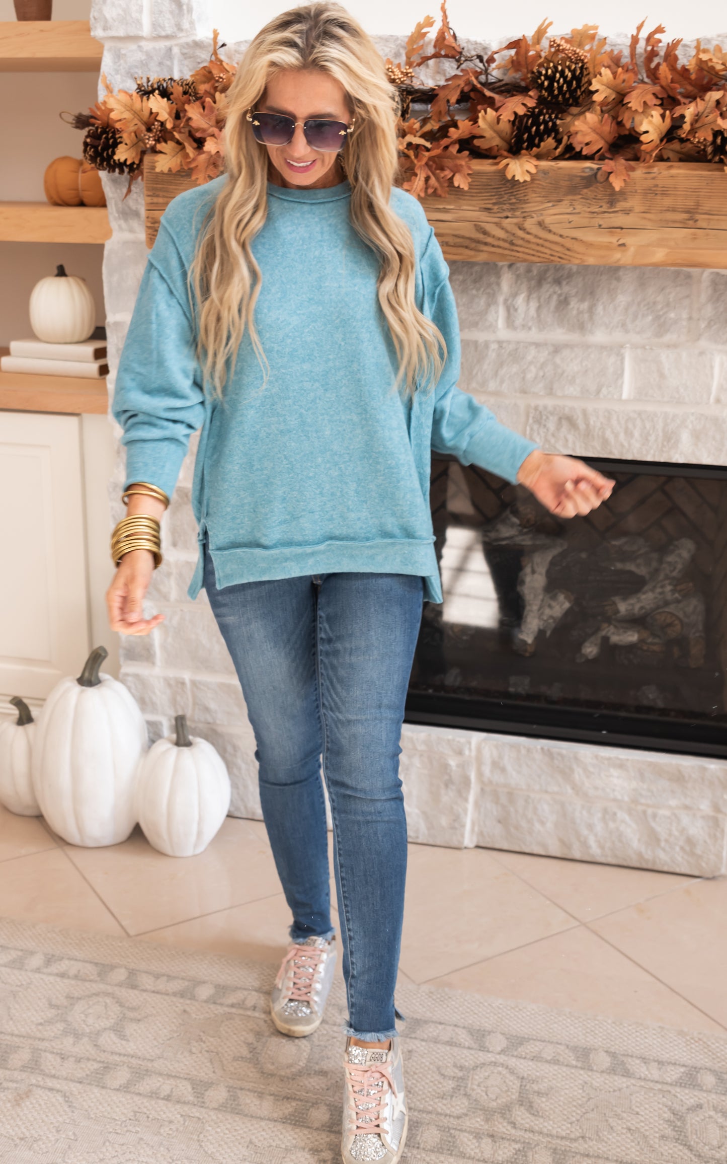 THE MELANIE Brushed Melange Hacci Oversized Sweater | Part 1