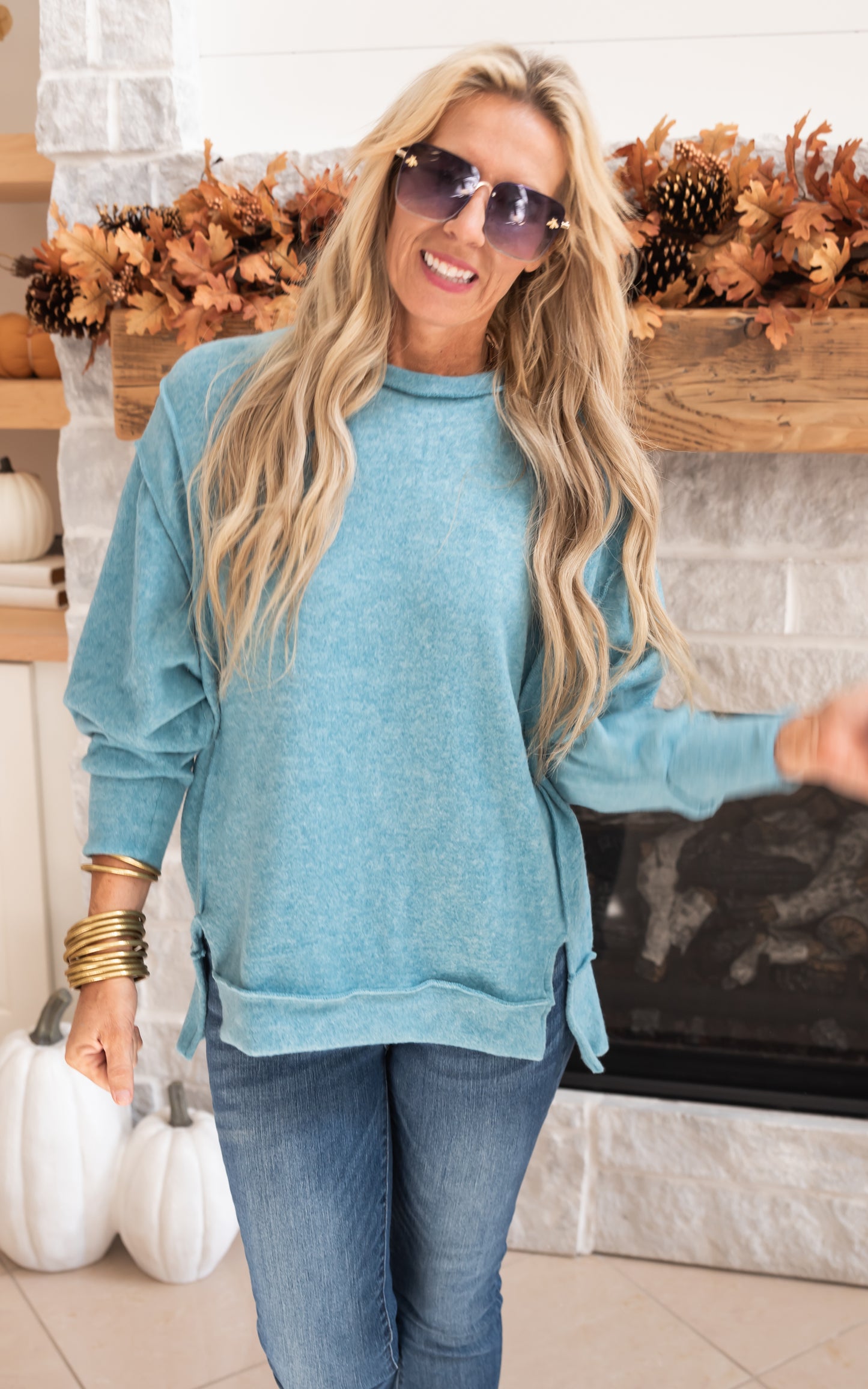 THE MELANIE Brushed Melange Hacci Oversized Sweater | Part 1