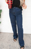 High Waist Clean Wash Trouser Wide Leg Denim Jean | Judy Blue