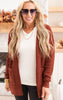 The Jessica Waffle Cardigan Sweater