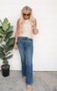 High Waist Tummy Control Bootcut Denim Jeans 