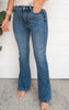 High Waist Tummy Control Bootcut Denim Jeans 