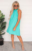 The Elena Halter Dress - Mint - Final Sale