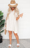 Linen Shirt Dress - Oatmeal