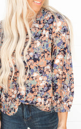 Floral Print Woven Top | Andree By Unit