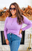 Ribbed Long Sleeve Top - Final Sale