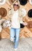 Oatmeal Turtleneck Long Sleeves Top