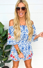 Floral Off The Shoulder Romper | FINAL SALE