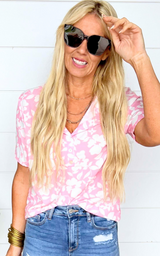 Floral Henley Top